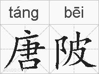 唐陂的拼音