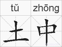 土中的拼音
