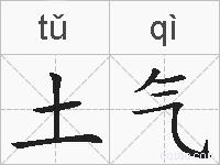 土气的拼音
