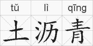 土沥青的拼音