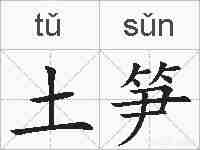 土笋的拼音