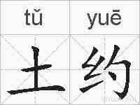土约的拼音