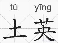 土英的拼音