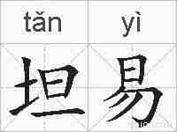 坦易的拼音