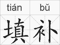 填补的拼音