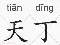 天丁的拼音