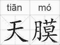 天膜的拼音