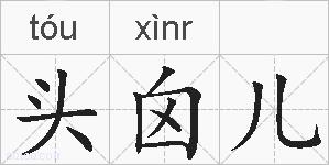头囟儿的拼音
