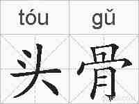 头骨的拼音