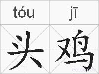 头鸡的拼音