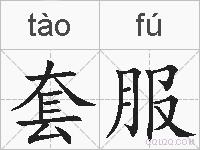 套服的拼音