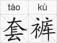 套裤的拼音