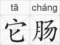 它肠的拼音