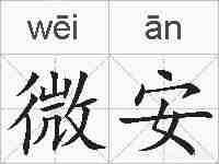 微安的拼音