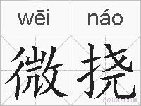 微挠的拼音