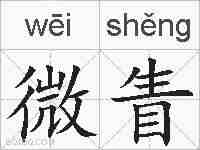 微眚的拼音