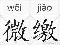 微缴的拼音