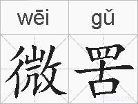 微罟的拼音