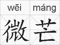 微芒的拼音