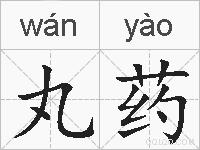 丸药的拼音
