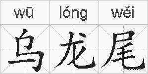 乌龙尾的拼音