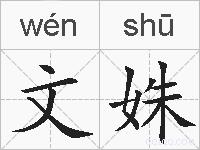 文姝的拼音