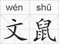 文鼠的拼音