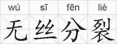 无丝分裂的拼音