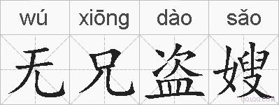 无兄盗嫂的拼音