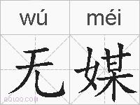 无媒的拼音