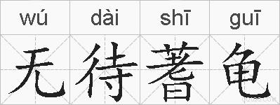 无待蓍龟的拼音
