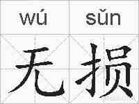 无损的拼音