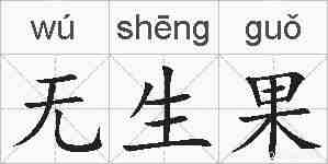 无生果的拼音