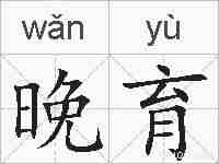 晚育的拼音