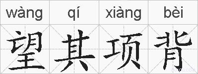 望其项背的拼音