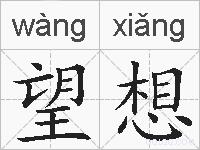 望想的拼音