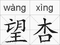 望杏的拼音