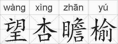 望杏瞻榆的拼音