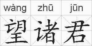 望诸君的拼音