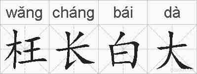 枉长白大的拼音
