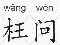 枉问的拼音