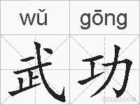 武功的拼音