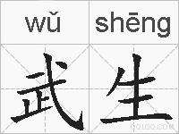 武生的拼音
