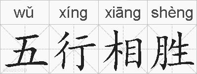 五行相胜的拼音