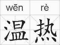 温热的拼音