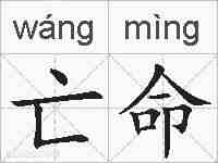 亡命的拼音
