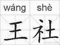 王社的拼音