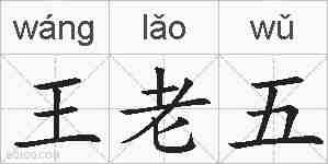 王老五的拼音
