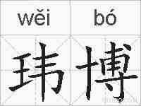 玮博的拼音