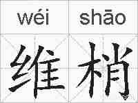 维梢的拼音